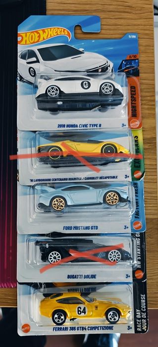 Oportunidade Hot Wheels: Lote 3 Carros Novos