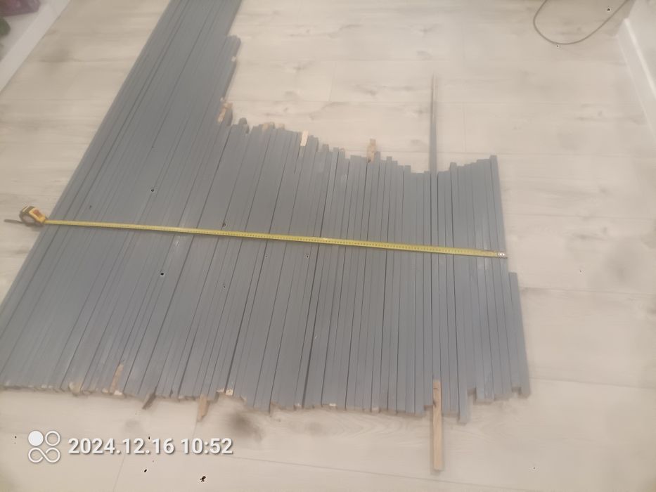 Lamele ścienne jesion