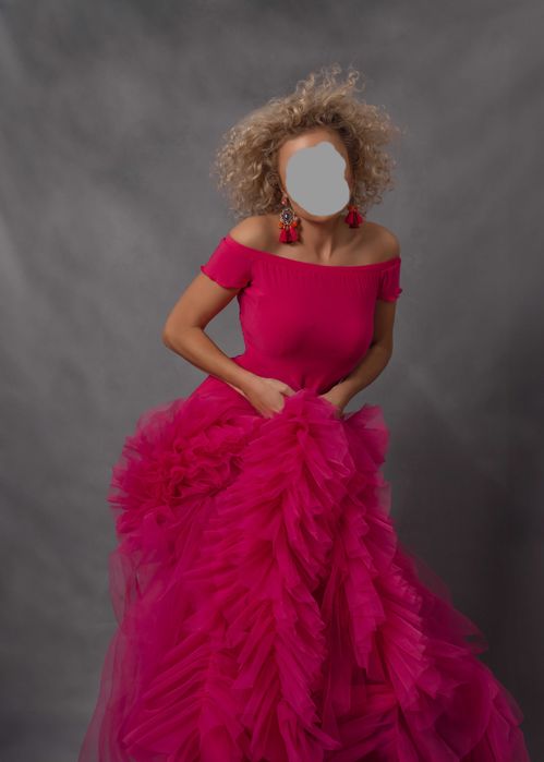 Suknia tiulowa do sesji KAMAPROPS