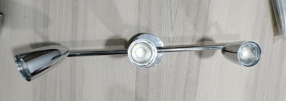 Candeeiro de teto 3 focos LED