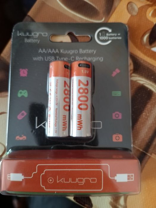 Літій-іонні акумулятори батарейки АА пальчик