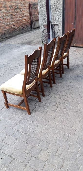 Krzesła holenderskie w bdb stanie lite drewno