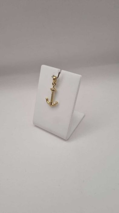 Złota zawieszka pr. 585 kotwica - nowa