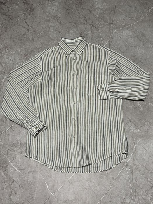 Лляна сорочка Ermenegildo ZEGNA (оригінал)