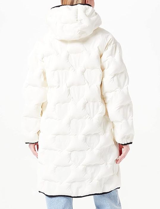 Płaszcz pikowany logo Love Moschino 36