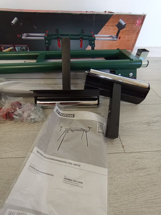 Верстак, станина стіл багатофункциональний Parkside PUG 1600 C 3 Герма