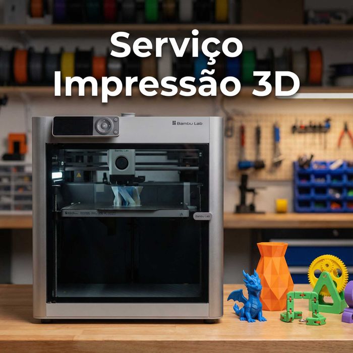 Serviço de Impressão 3D em Braga - Orçamento grátis e rápido!