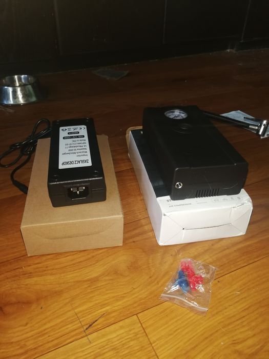 Elektryczna pompka do opon samochodowych, motocyklowych, rowerowych i