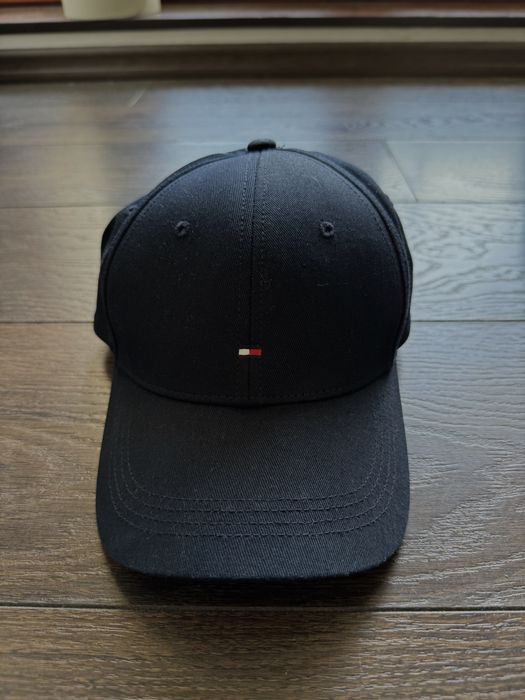 Czapka z daszkiem, damska, Tommy Hilfiger, granatowa