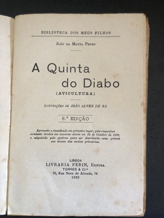 Livros de Joao da Motta Prego anos 30