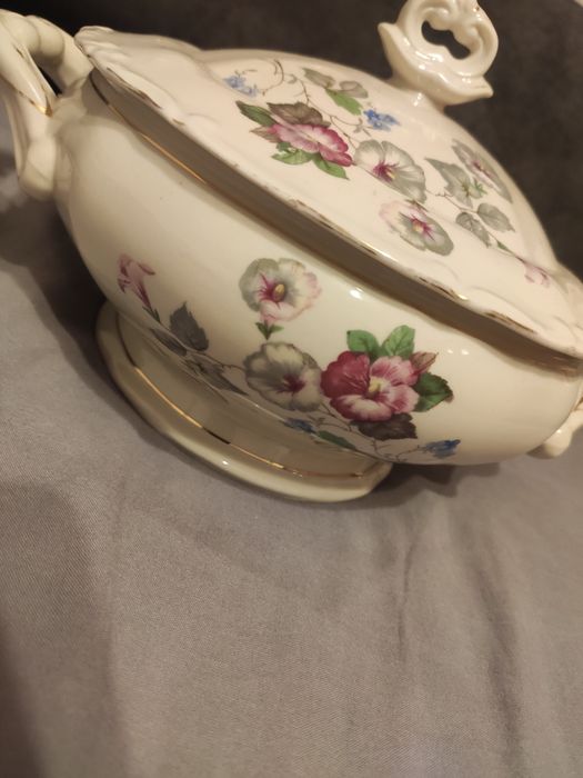 Stara porcelanowa  waza na zupę Tułowice