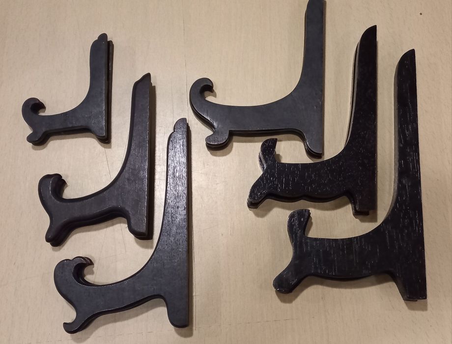 Pianhas - suporte para pratos salvas prata