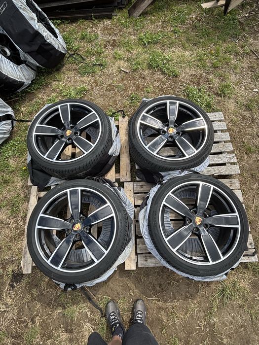 Koła 22" Porsche Cayenne 9Y0 Sport Classic ORYGINAŁ 285/35 315/30 Pirelli