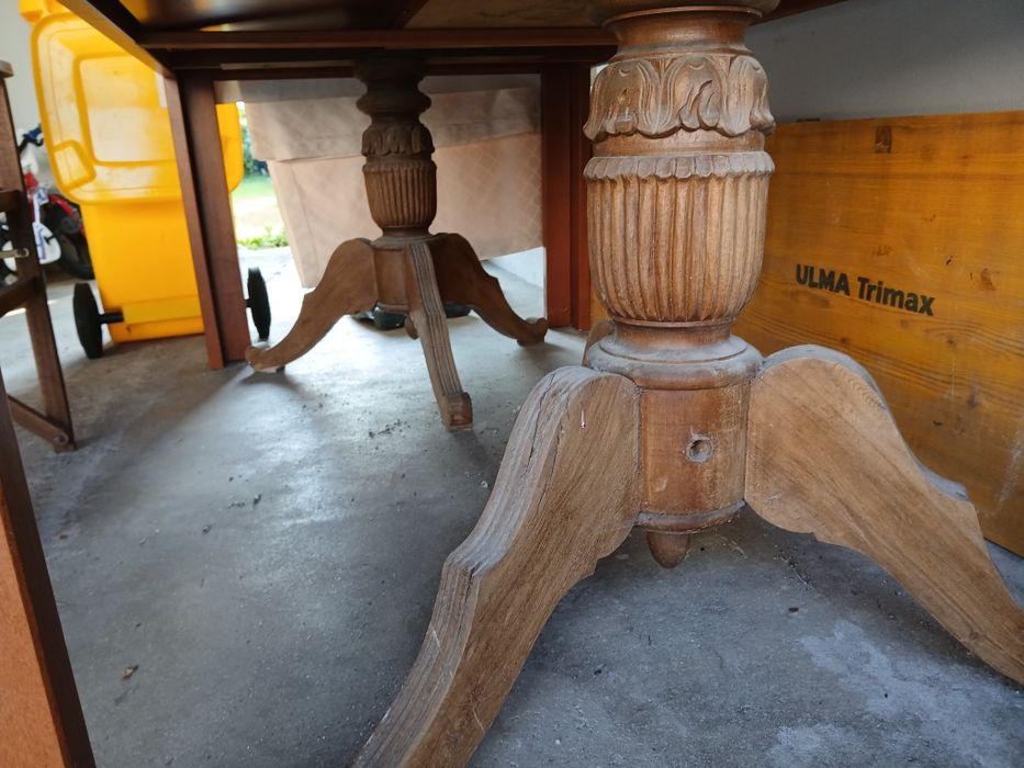 Pés para mesa em Madeira maciça ( 2x unidades )