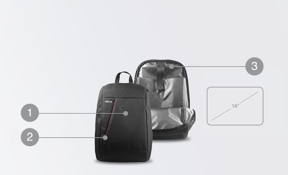 Mochila ASUS para laptop 16 polegadas nova