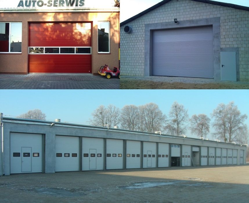 Brama Garażowa Drzwi Segmentowa Automatyczna każdy Wymiar Różne Kolory