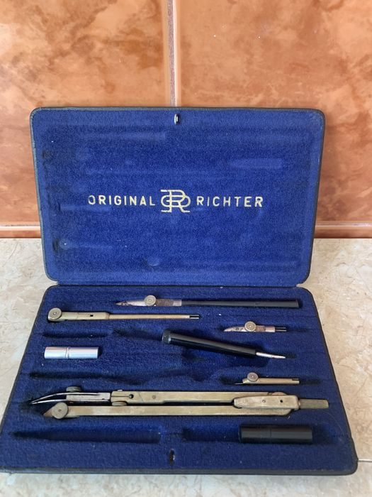 Zestaw kreślarski Original Richter DDR