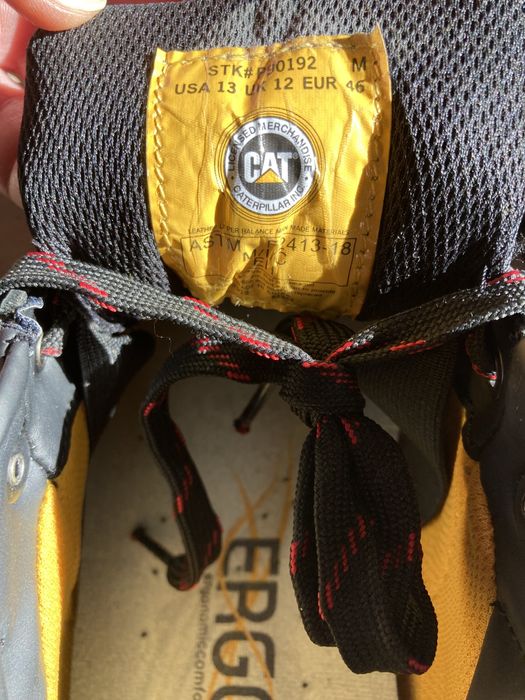 Кожаные кроссовки CAT спецназначения