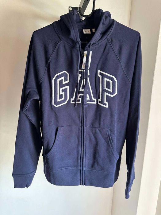 Casaco Gap mulher azul marinho S fato de treino novo blusao