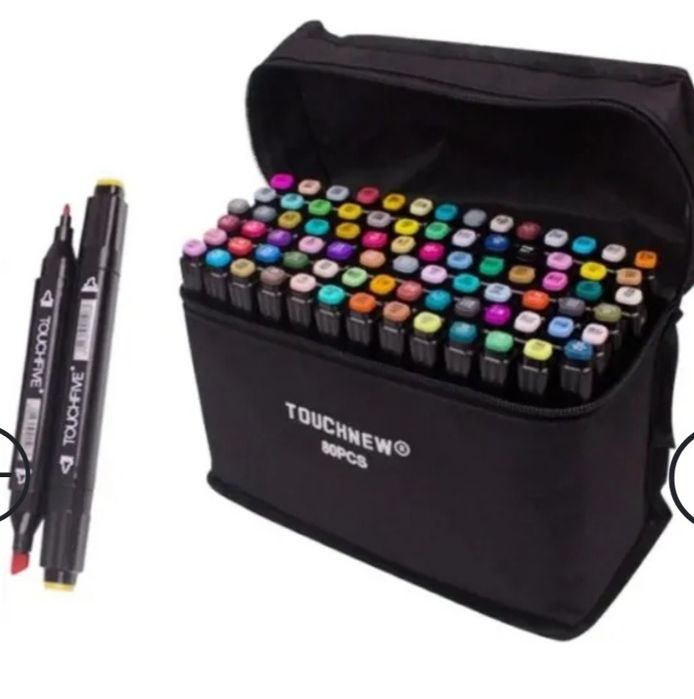 Набор скетч-маркеров для рисования двусторонних Touch