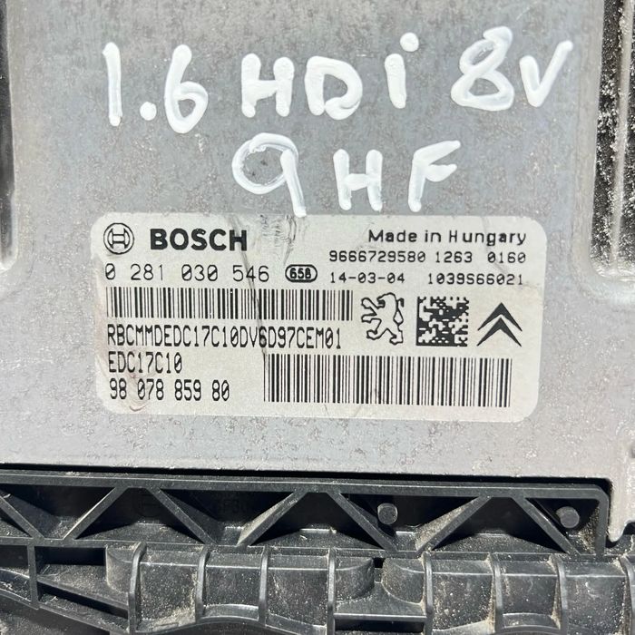 Centralina Motor Bosch PSA Peugeot Citroen 0 281 030 546 / 98 078 859