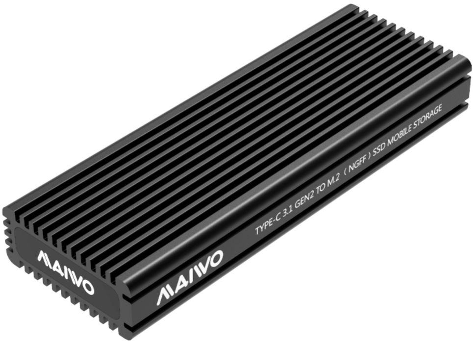 Зовнішня кишеня Maiwo для M.2 SSD NVMe (PCle) / M.2 SSD SATA - USB 3.1