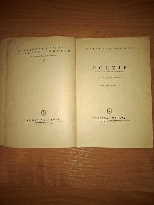 Maria Konopnicka "Poezje"
