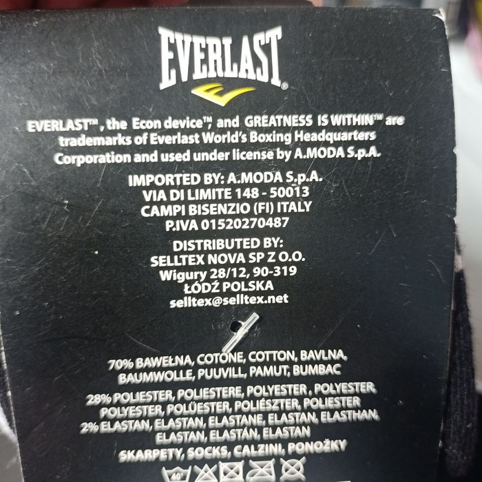 Skarpetki Everlast 3pack 39/42