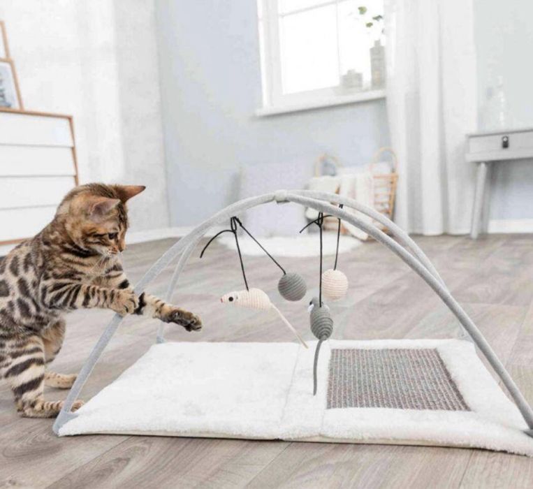 Игровой коврик когтеточка для кошек и котят TRIXIE