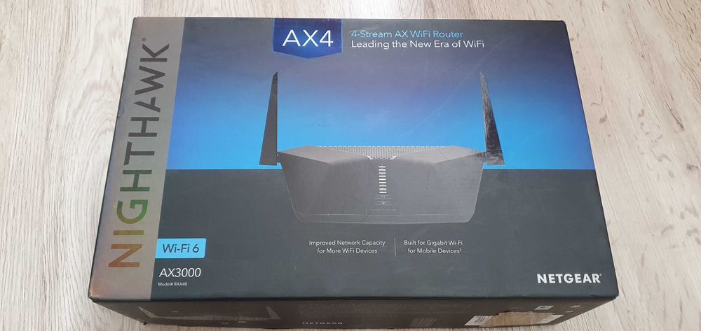 Router Netgear Nighthwak AX4 RAX40 ax3000 Wi-Fi 6
