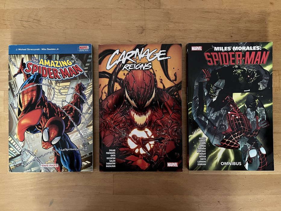 Carnage Reigns + Miles Morales Omnibus 2 + Spider-man Sins Past