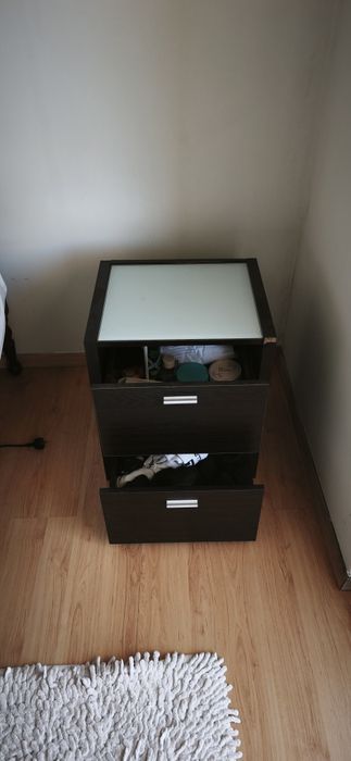 Mesa Cabeceira castanha