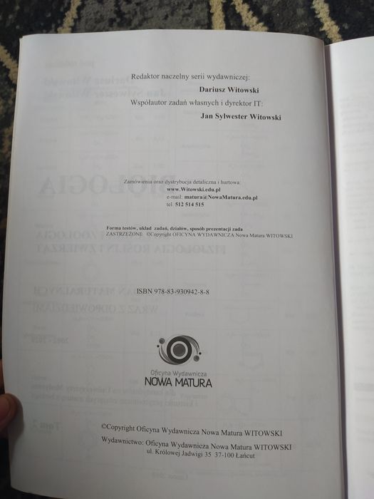 Zbiór zadań Witowski Biologia 2