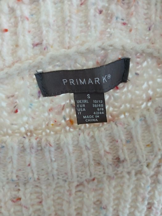 Sweter Primark S 38 40 biały oversize