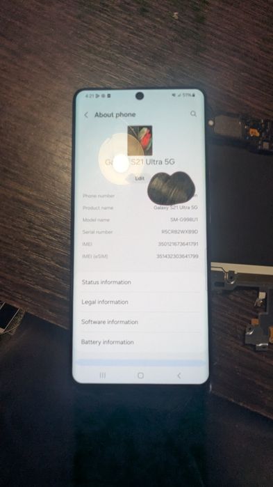 samsung galaxy s21 ultra 12/128