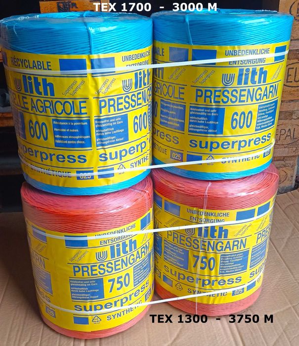 Sznurek rolniczy do prasy czerwony niebieski 5 kg