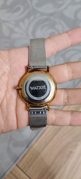 relogio pulso watx and co rose gold prateado