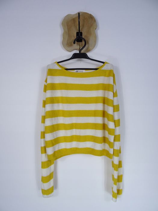 H&M sweterek w paski rozmiar 146/152