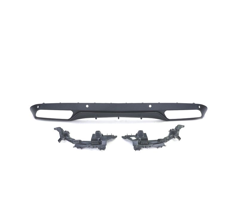 DIFUSOR MERCEDES CLASE C W205 14-21 LOOK C63 MOLDAGEM PRETO BRILHANTE