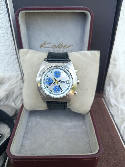 Zegarek fossil blue chronograf qartz