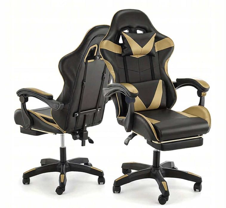 FOTEL GEAMINGOWY dla chłopca na prezent do gier komputera wygodny