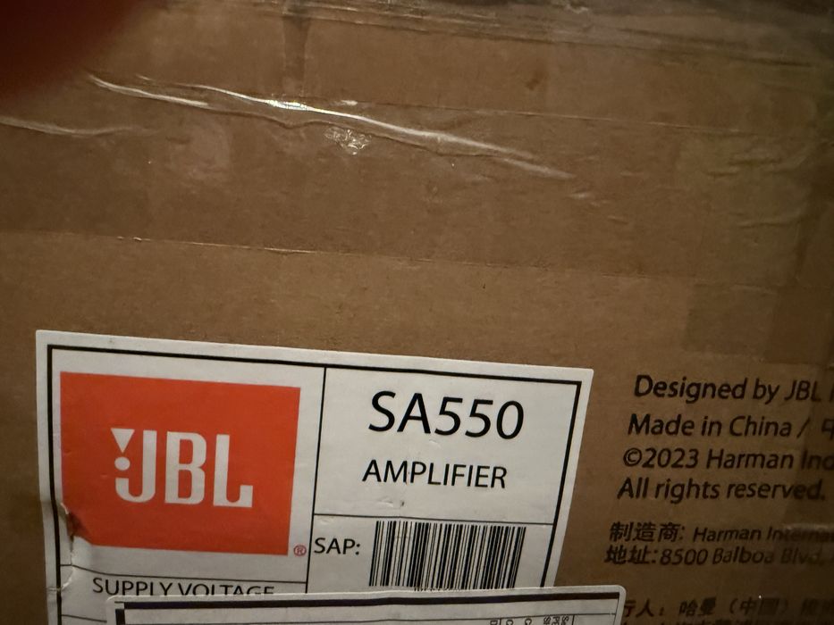 JBL SA550 Classic / Nowy / Integra (RRP  9390zł)