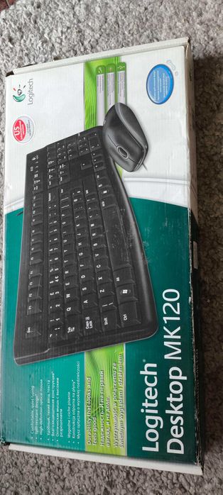 Logitech MK120-nowy zestaw klawiatura i mysz