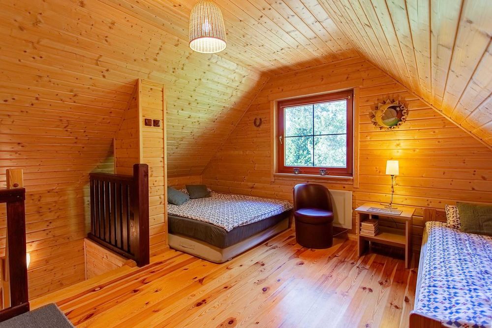 Domek z balią i kominkiem | Kaszuby | lasy | jeziora