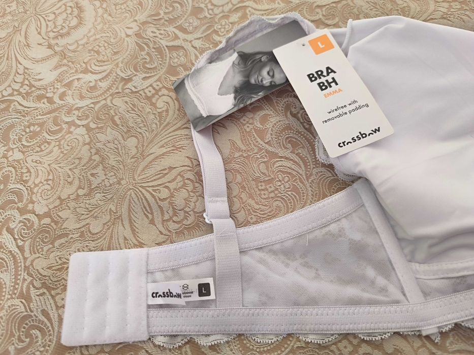 Новий бюстгальтер Emma CROSSBOW, 1 шт., білий