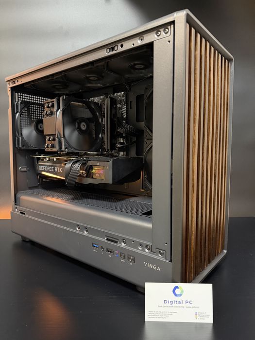 Ігровий total black pc rtx3070 Ryzen5500 16/32 gb ddr4 ssd m2