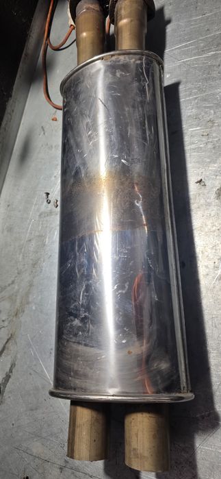 Tłumik środkowy powerflow kwasówka bmw