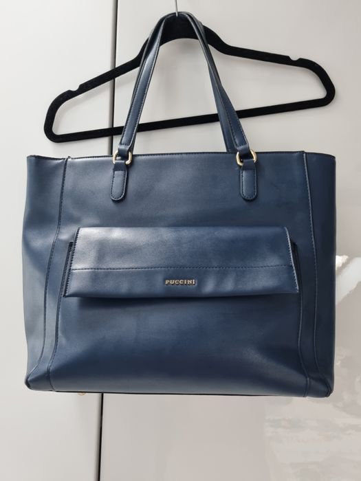 Granatowa Torebka Puccini