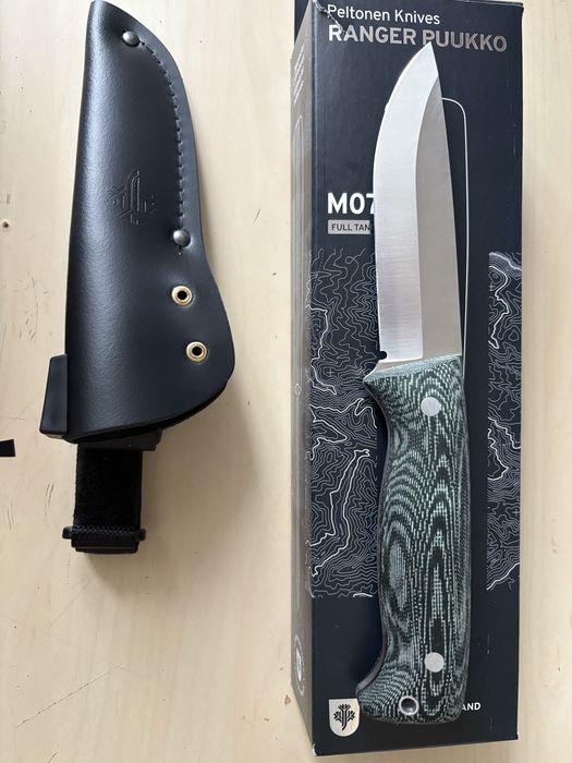 Nóż Peltonen m07 Full Tang green mikarta nowy gwarancja