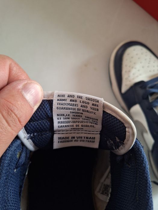 Sapatilhas Nike Dunk Low - Midnight Navy/LT Smoke Grey - 40